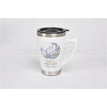 double wall 12oz ceramic mug cup